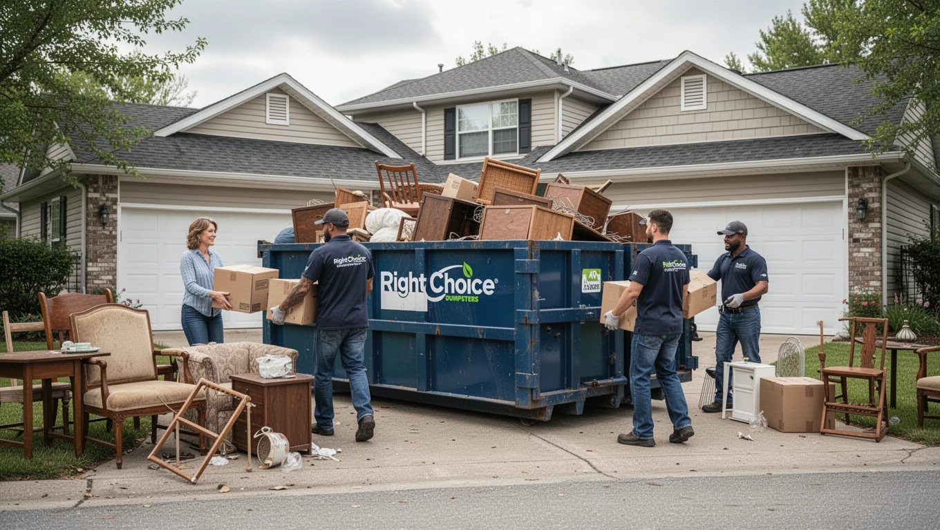 Dumpster Rental for House Cleanouts